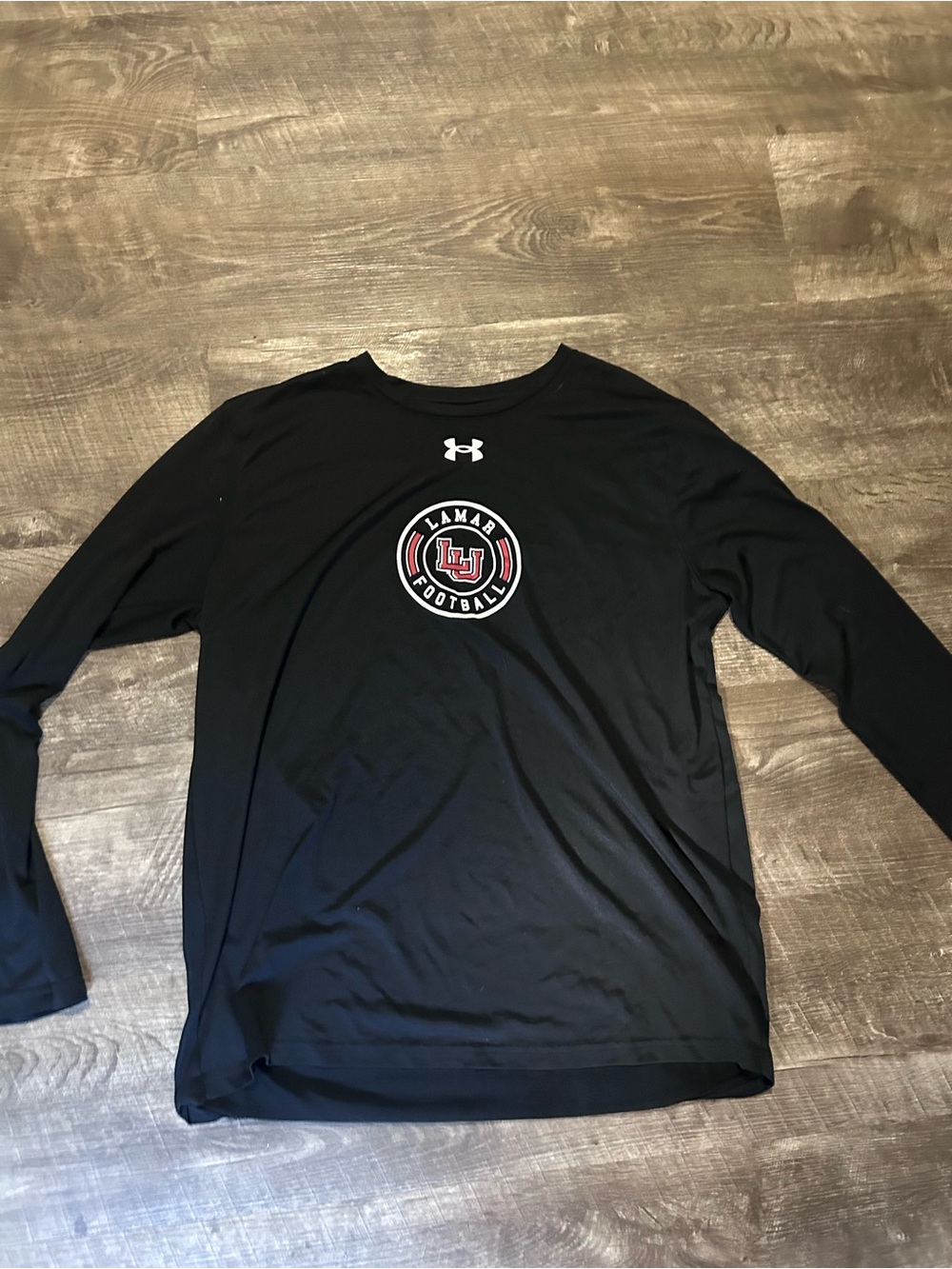 Under Armour Black Long-Sleeve Lamar Football Performance Tee